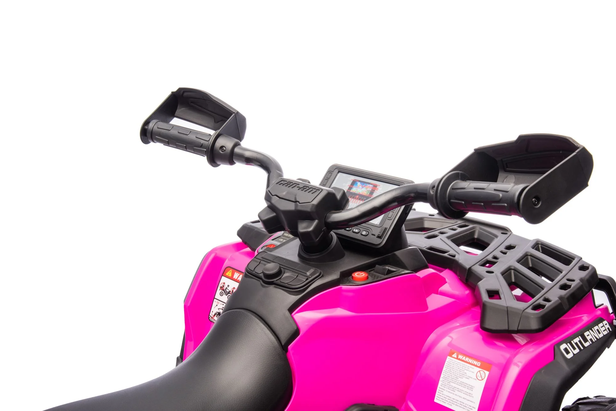 24V 800W -2 Seater  Licensed Can-Am Outlander Monster 4×4 ATV Quad Bike– Barbie Pink ETA 10th May 2026 - Image 20