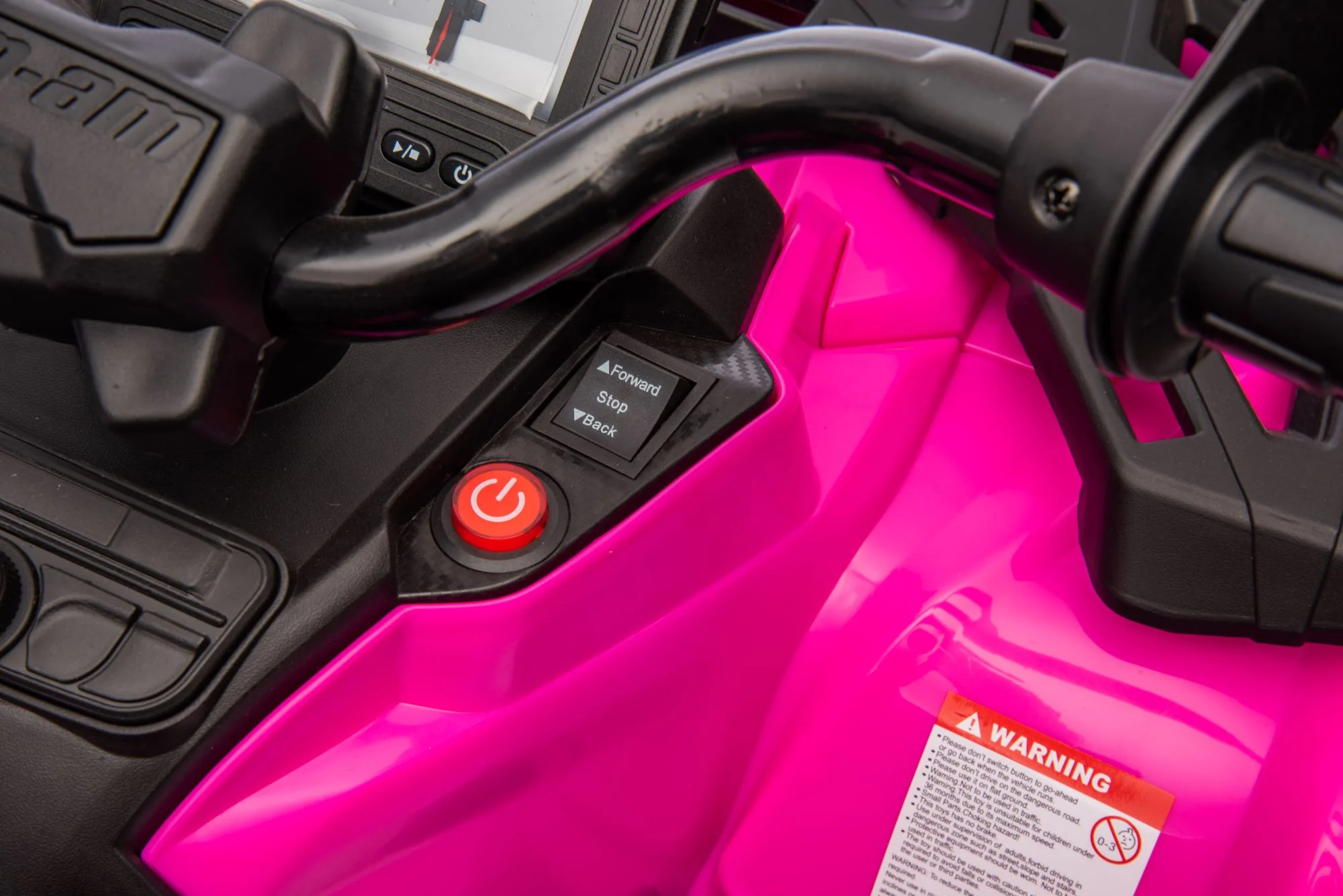 24V 800W -2 Seater  Licensed Can-Am Outlander Monster 4×4 ATV Quad Bike– Barbie Pink ETA 10th May 2026 - Image 22
