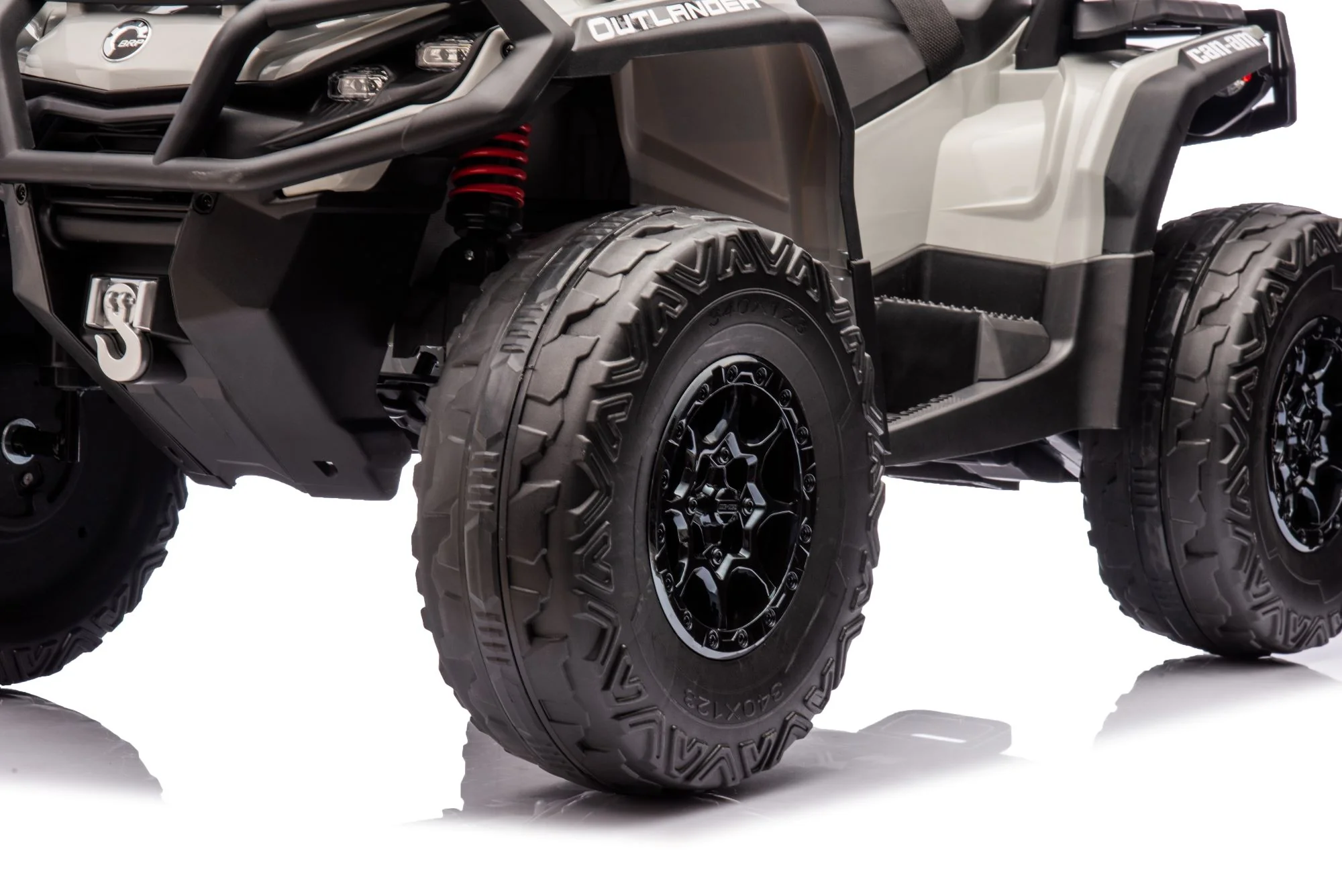 24V 800W -2 Seater  Licensed Can-Am Outlander Monster 4×4 ATV Quad Bike - KHAKI ETA 10th May 2026 - Image 10