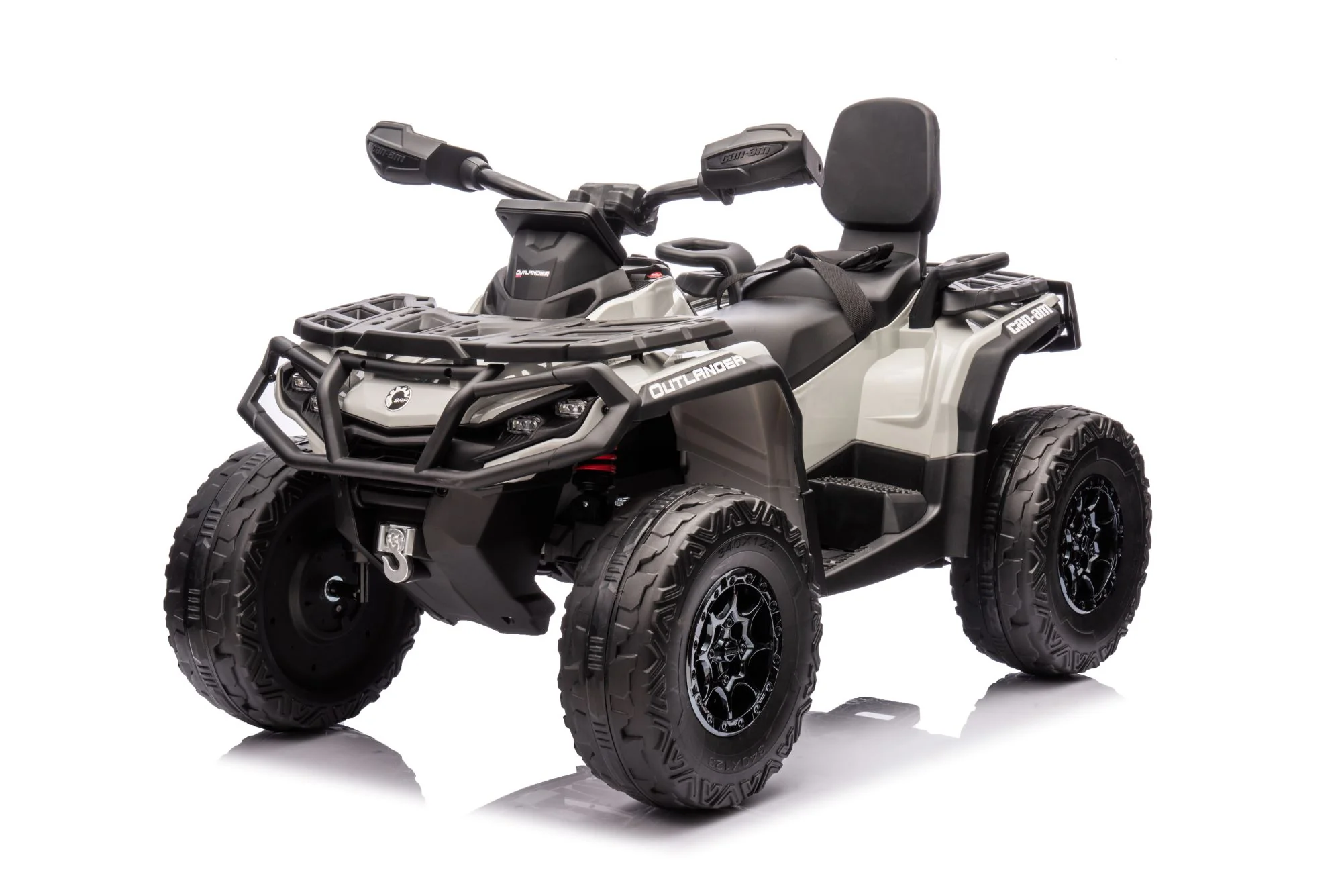 24V 800W -2 Seater  Licensed Can-Am Outlander Monster 4×4 ATV Quad Bike - KHAKI ETA 10th May 2026 - Image 3