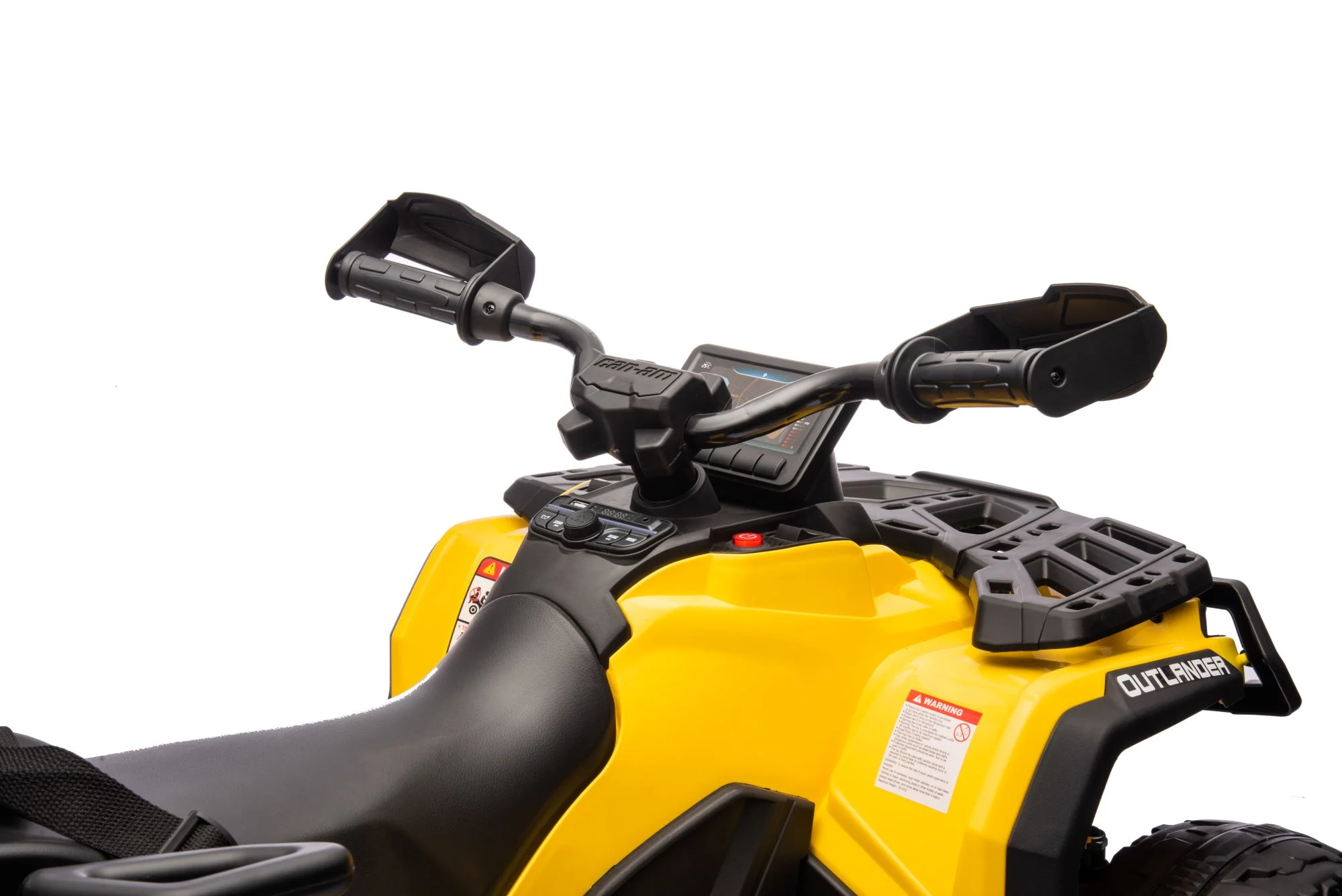 24V 800W -2 Seater  Licensed Can-Am Outlander Monster 4×4 ATV Quad Bike – Yellow - Image 18