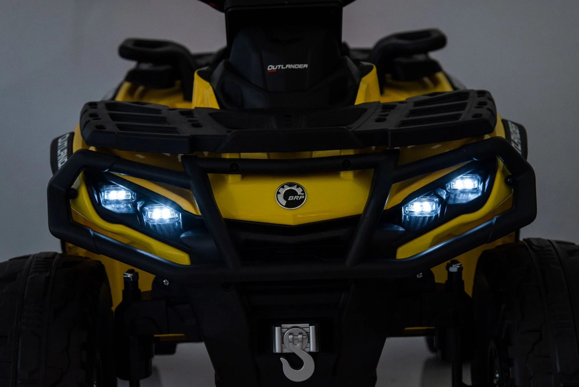 24V 800W -2 Seater  Licensed Can-Am Outlander Monster 4×4 ATV Quad Bike – Yellow - Image 24