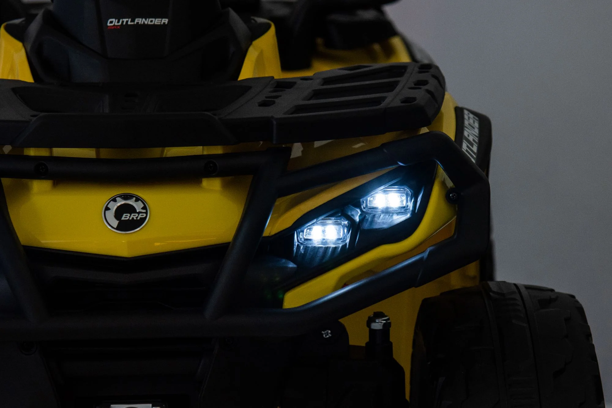 24V 800W -2 Seater  Licensed Can-Am Outlander Monster 4×4 ATV Quad Bike – Yellow - Image 25