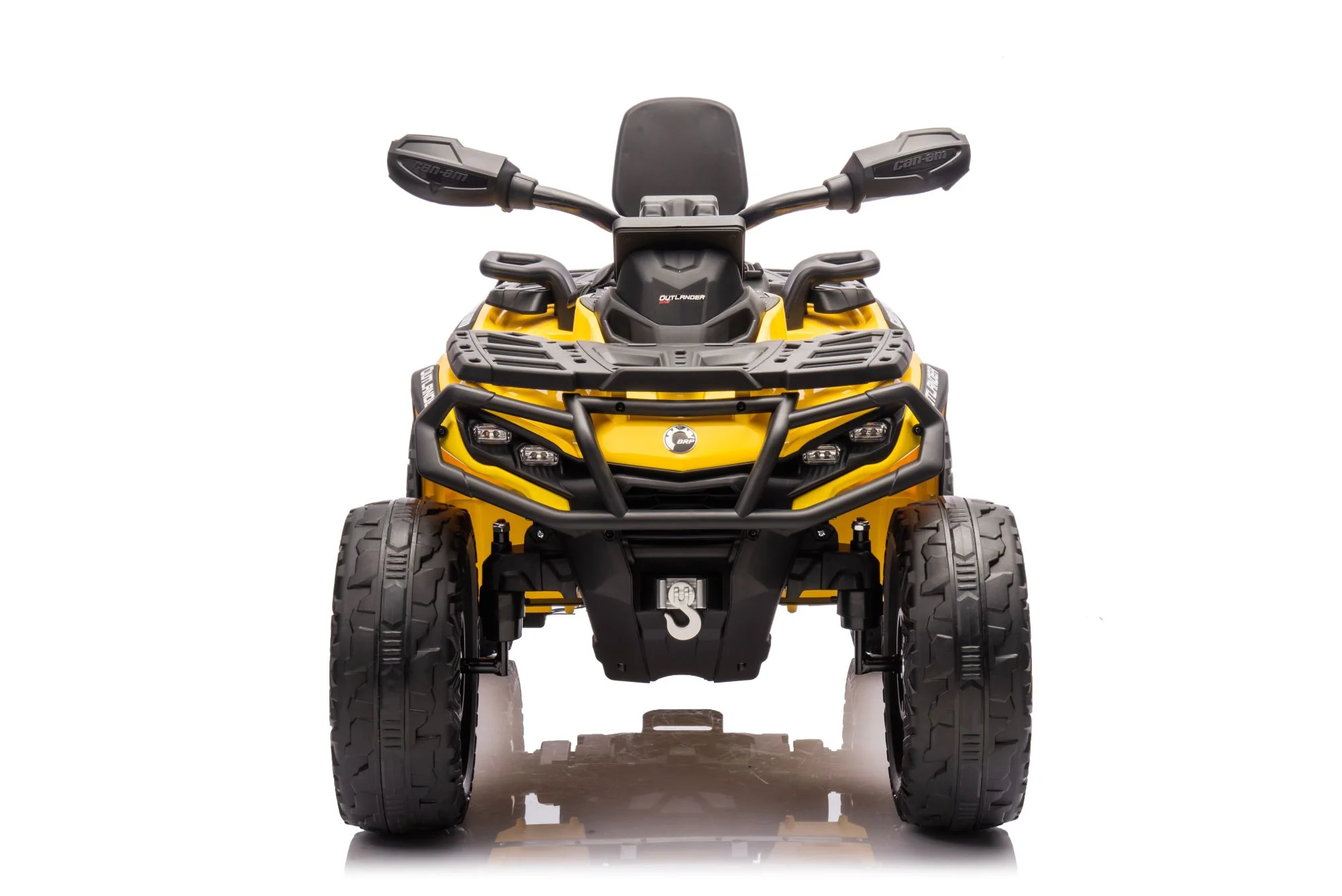 24V 800W -2 Seater  Licensed Can-Am Outlander Monster 4×4 ATV Quad Bike – Yellow - Image 3