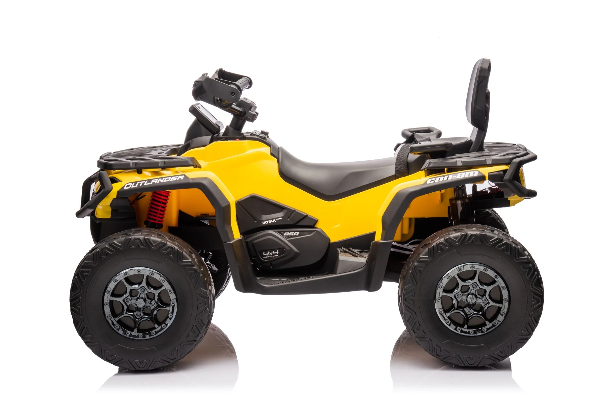 24V 800W -2 Seater  Licensed Can-Am Outlander Monster 4×4 ATV Quad Bike – Yellow - Image 4