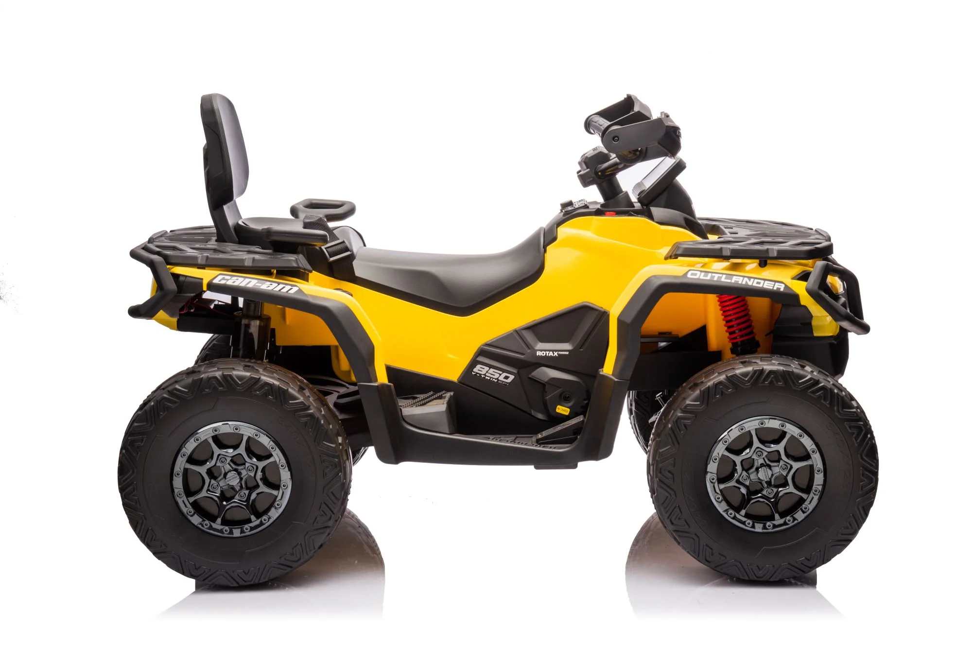 24V 800W -2 Seater  Licensed Can-Am Outlander Monster 4×4 ATV Quad Bike – Yellow - Image 8