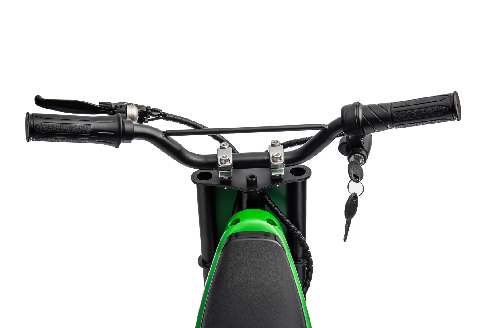 24V Dirt Bike - Single Rider Electric Motorcycle for Kids - Green - Image 7