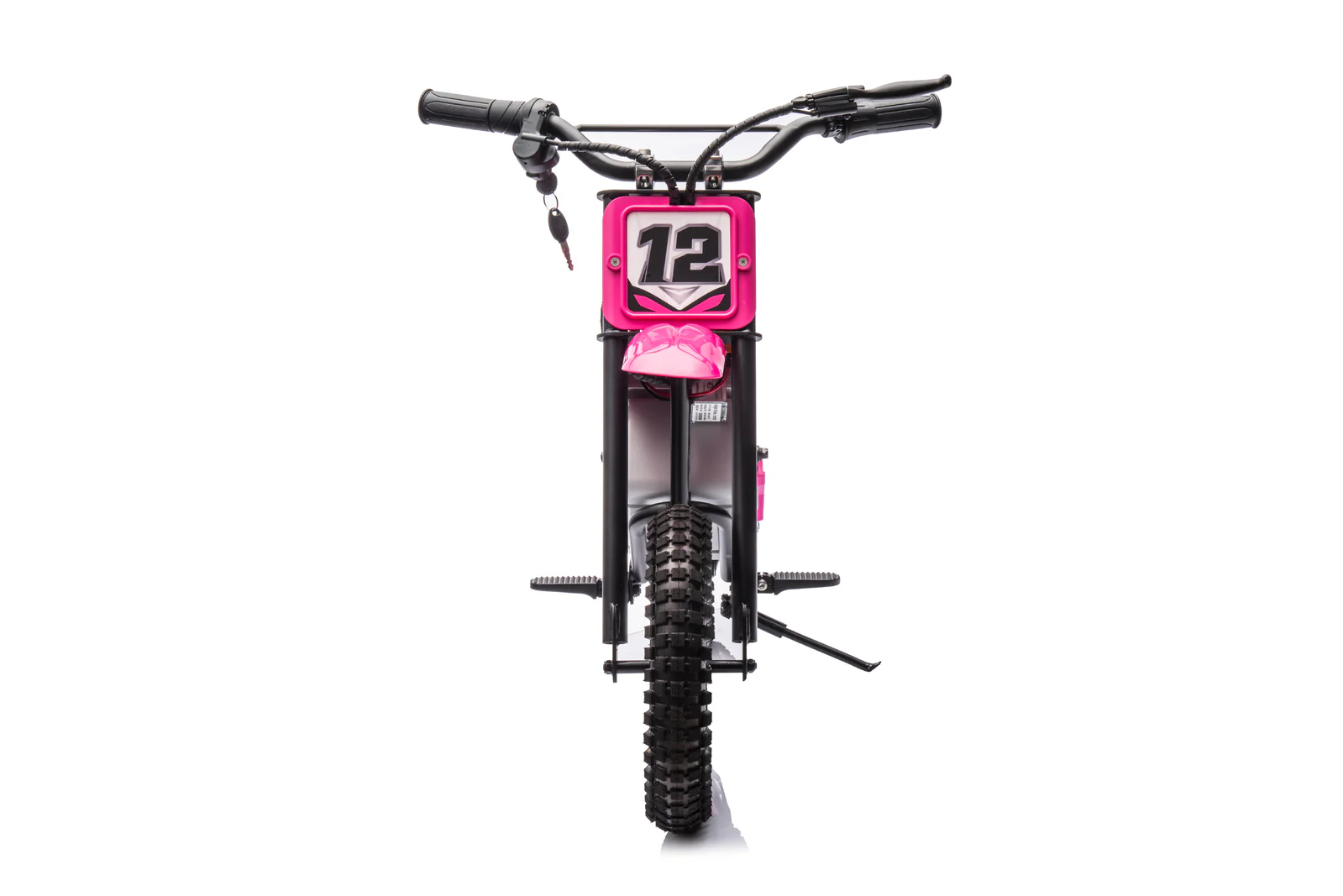 24V Dirt Bike - Single Rider Electric Motorcycle for Kids - Pink - Image 5