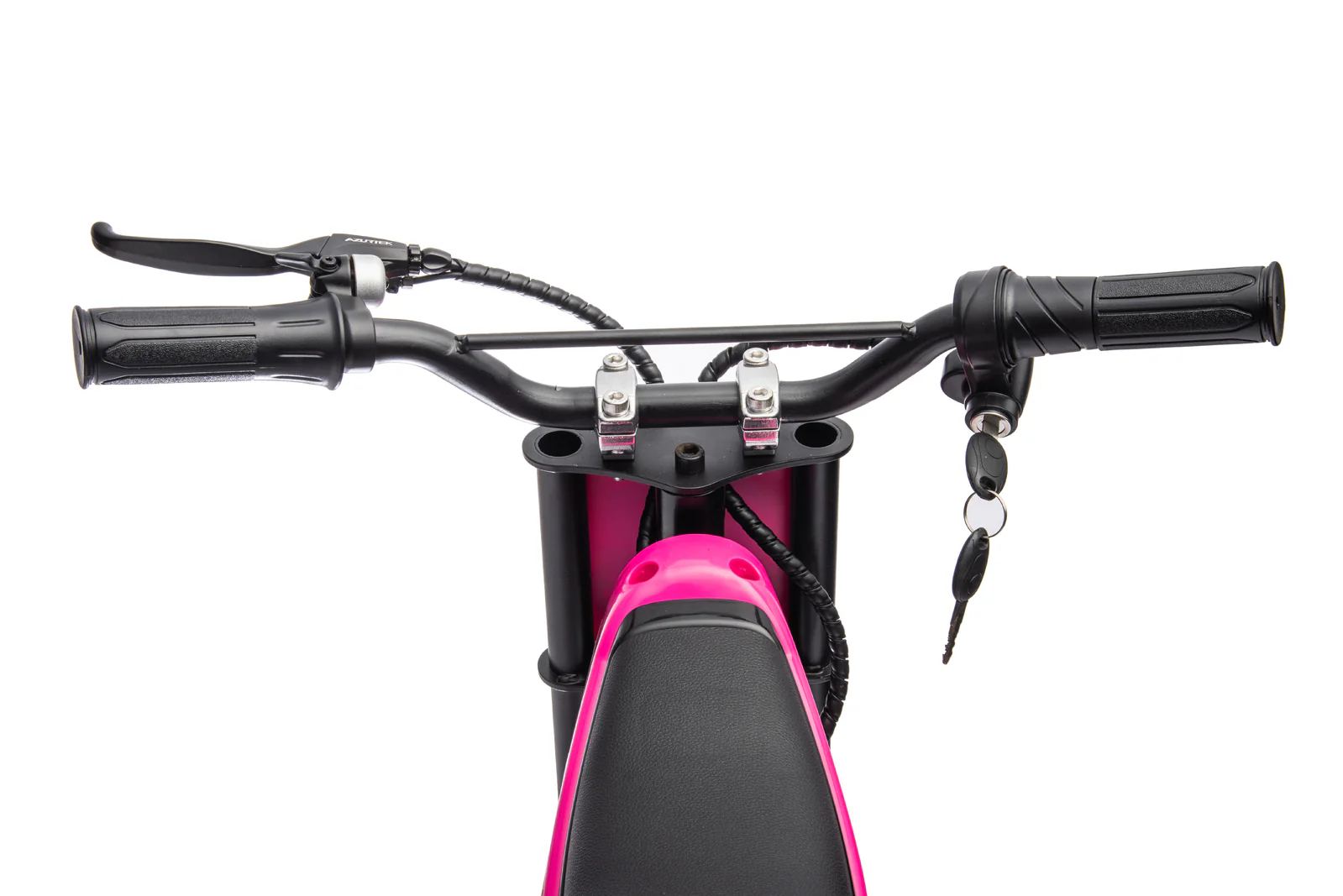 24V Dirt Bike - Single Rider Electric Motorcycle for Kids - Pink - Image 7