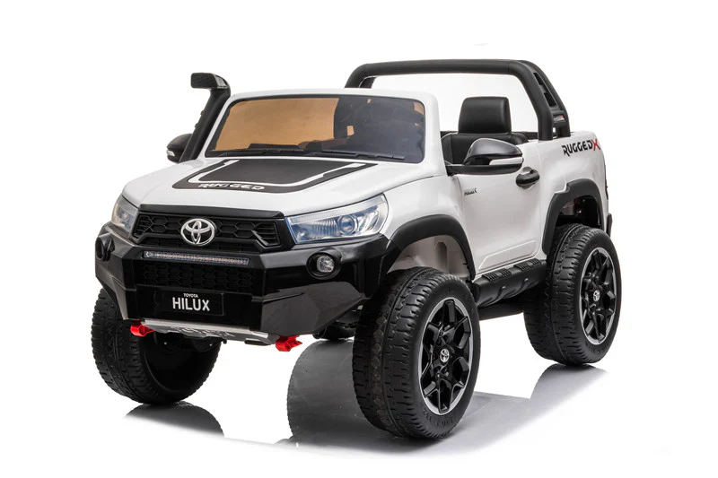 24v x 14 Ah licensed 800 w 4x4 Toyota Hilux Kids Ride on Car White ETA 10th May 2026