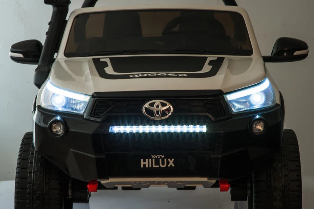 24v x 14 Ah licensed 800 w 4x4 Toyota Hilux Kids Ride on Car White ETA 10th May 2026 - Image 10
