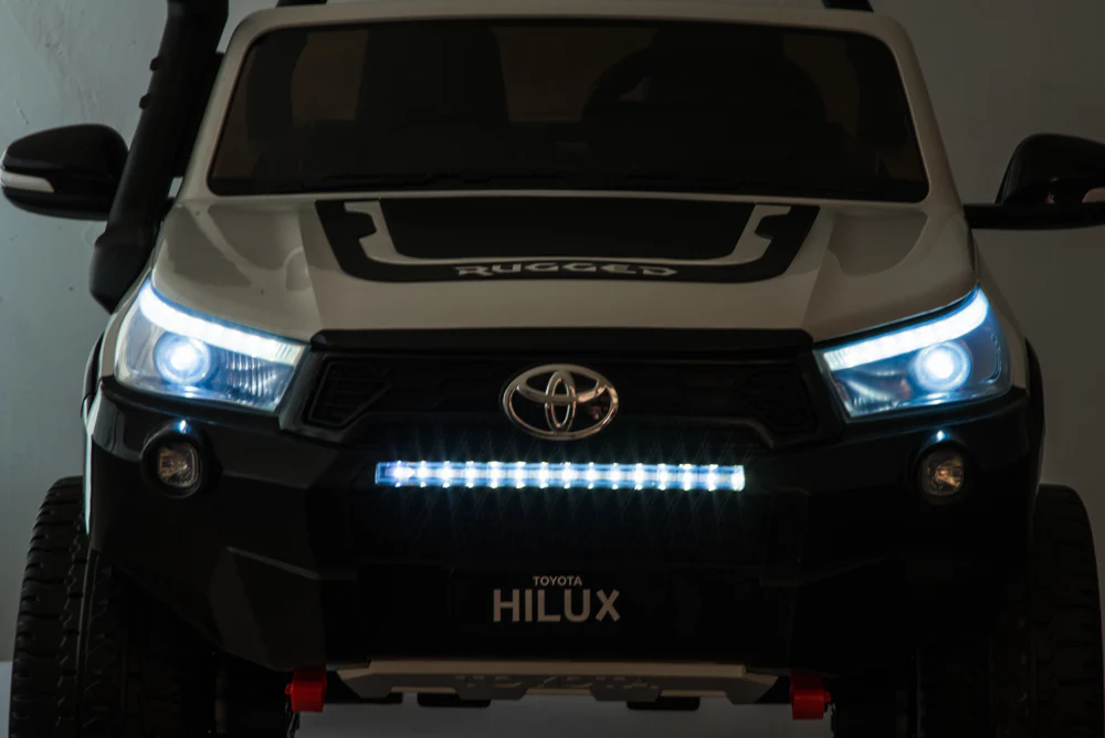 24v x 14 Ah licensed 800 w 4x4 Toyota Hilux Kids Ride on Car White ETA 10th May 2026 - Image 11