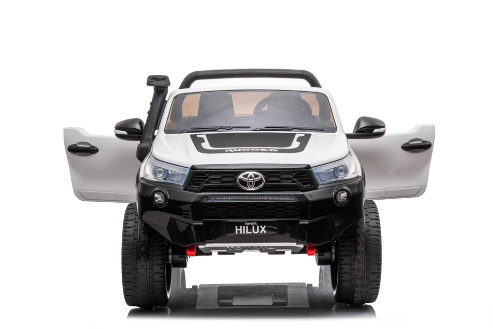 24v x 14 Ah licensed 800 w 4x4 Toyota Hilux Kids Ride on Car White ETA 10th May 2026 - Image 2