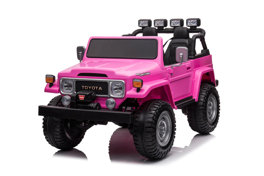 24v Licenced Toyota Land Cruiser Jeep 4x4 Ride on Car – Pink ETA 10th May 2026