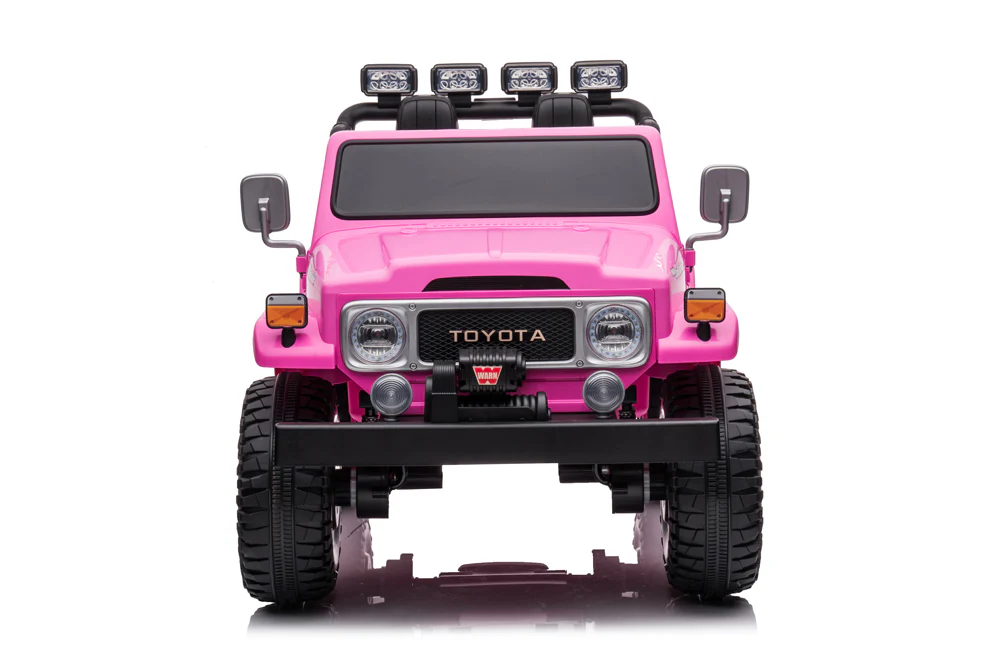 24v Licenced Toyota Land Cruiser Jeep 4x4 Ride on Car – Pink ETA 10th May 2026 - Image 2