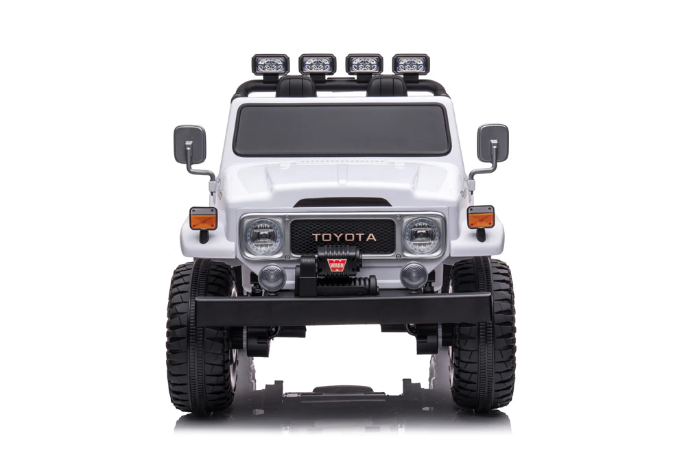 24v licenced Toyota Land Cruiser Jeep 4x4 Ride on Car – White ETA 10th May 2026 - Image 2