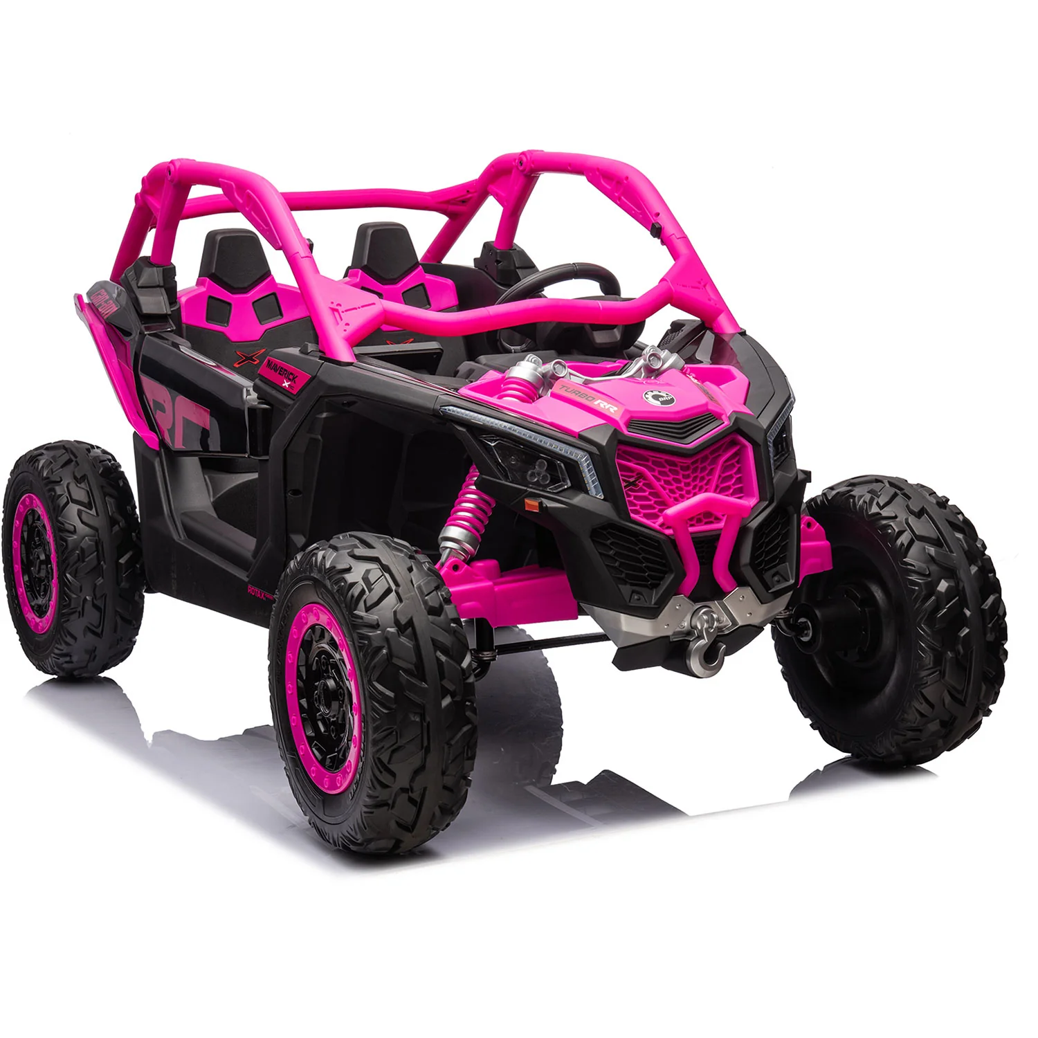 24v x 14 Ah Licensed 4x4 Can-Am-800w RC Kids Ride on Car, UTV 2-Seater – Barbie Pink Pre-Order ETA 10th May 2026 - Image 2
