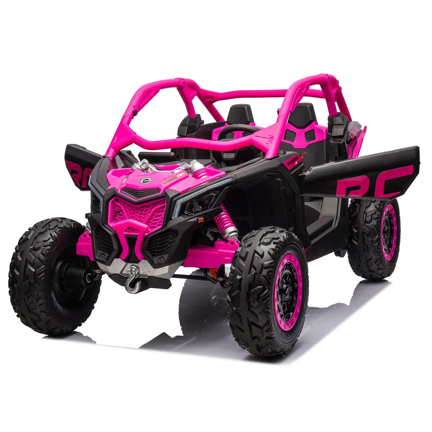 24v x 14 Ah Licensed 4x4 Can-Am-800w RC Kids Ride on Car, UTV 2-Seater – Barbie Pink Pre-Order ETA 10th May 2026 - Image 5