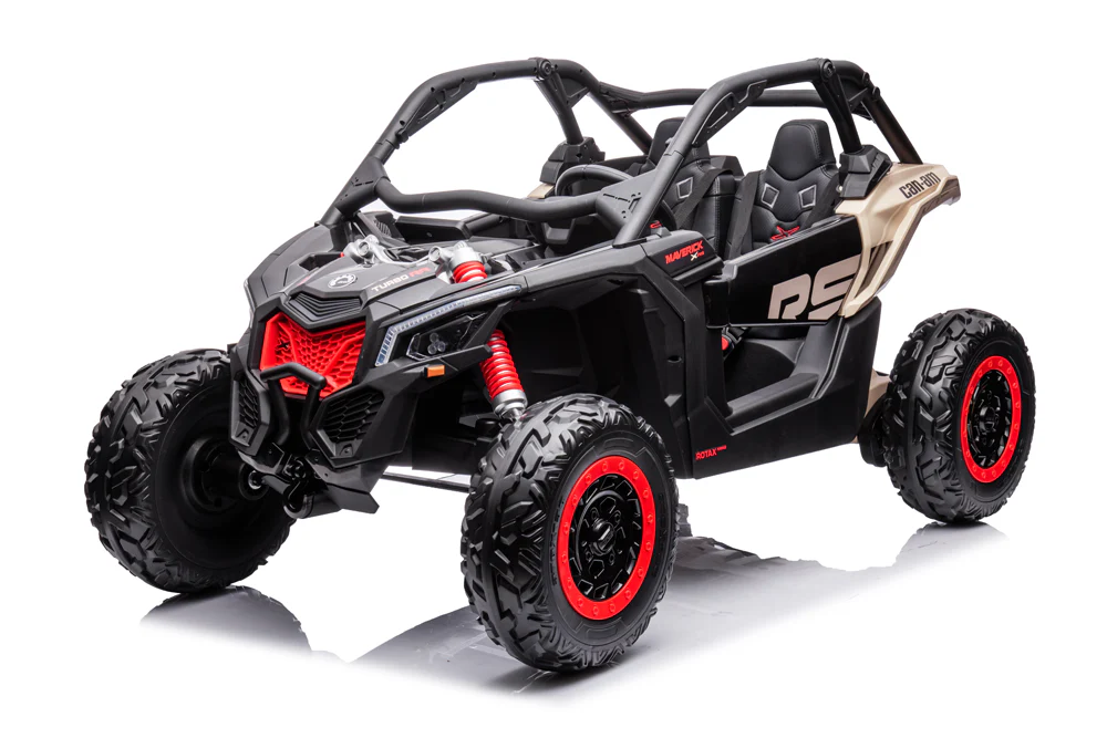 24v x 14 Ah Licensed 4x4 Can-Am-800w RC Kids Ride on Car, UTV 2-Seater - Black ETA 10th May 2026 - Image 9