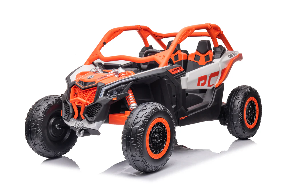 24v x 14 Ah Licensed 4x4 Can-Am-800w RC Kids Ride on Car, UTV 2-Seater – Orange ETA 10th May 2026