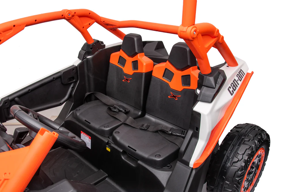 24v x 14 Ah Licensed 4x4 Can-Am-800w RC Kids Ride on Car, UTV 2-Seater – Orange ETA 10th May 2026 - Image 16