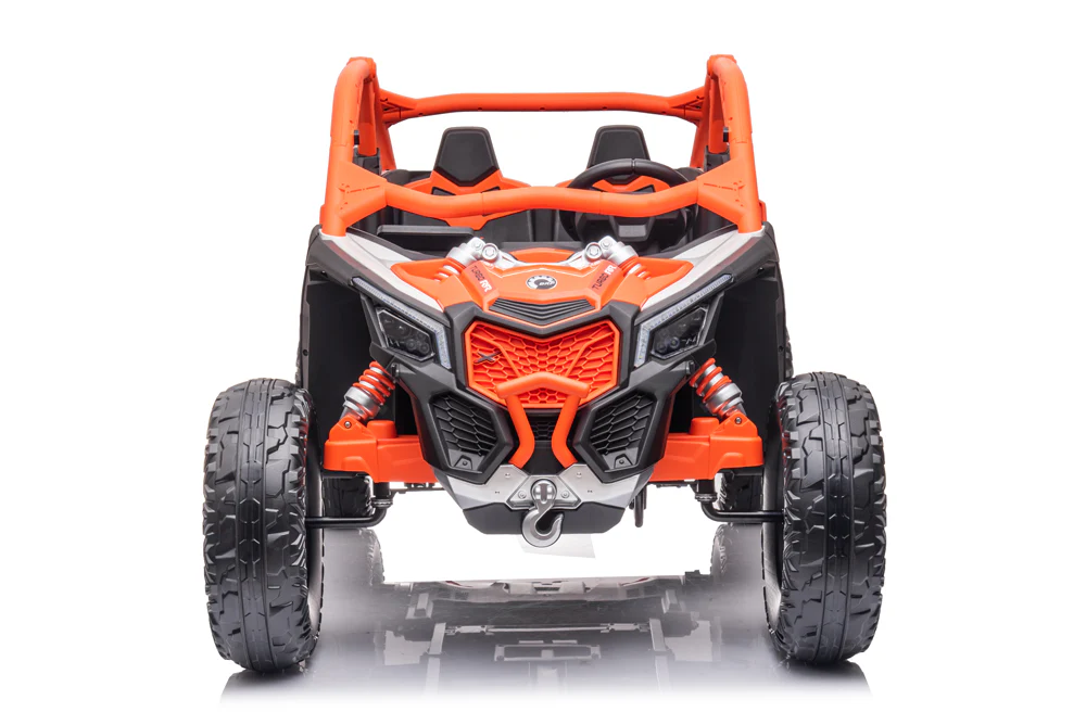 24v x 14 Ah Licensed 4x4 Can-Am-800w RC Kids Ride on Car, UTV 2-Seater – Orange ETA 10th May 2026 - Image 4