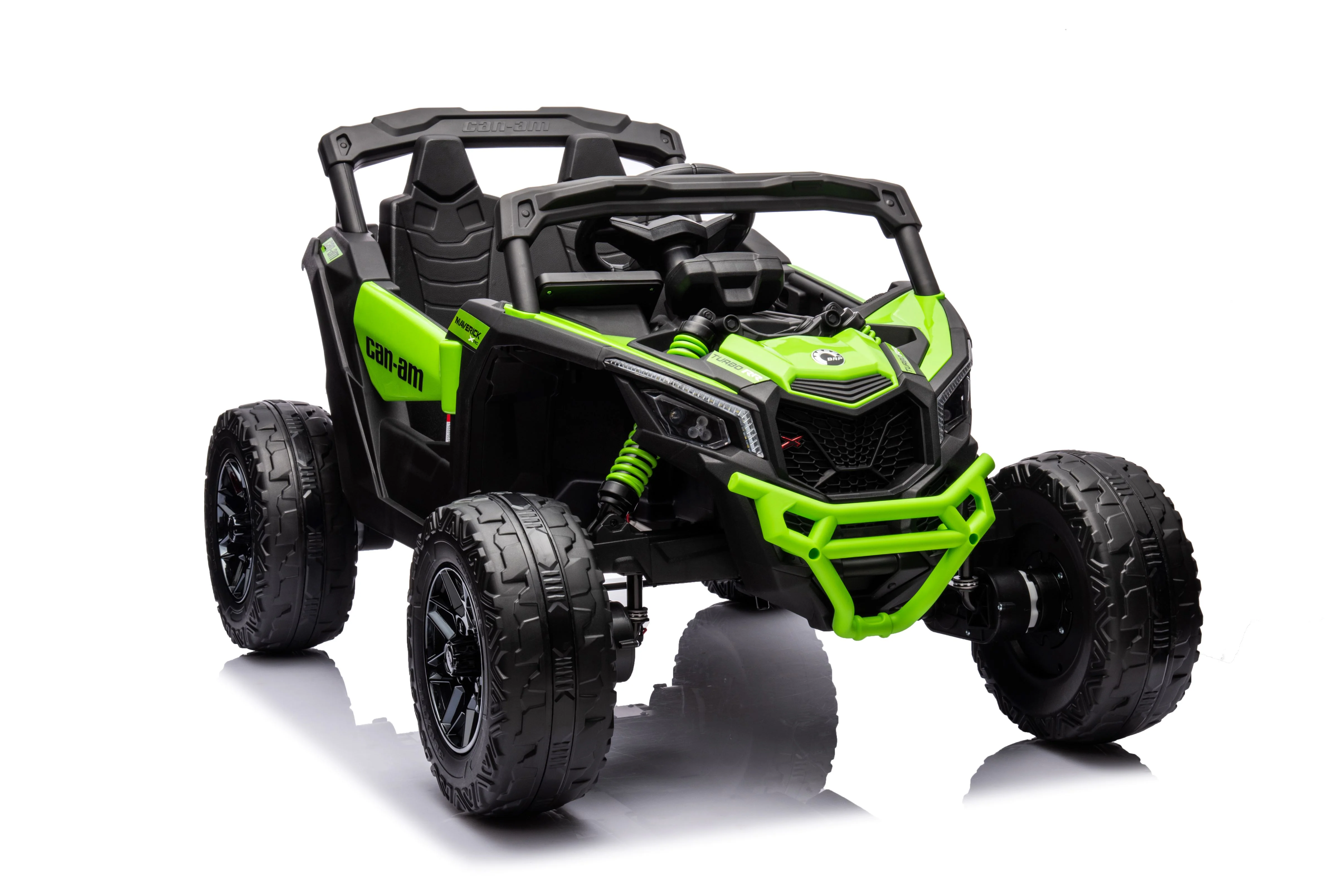 24v Licensed 4x4 Can-Am-800w Maverick Kids Ride on Car, UTV  – Green ETA 10th May 2026 - Image 2