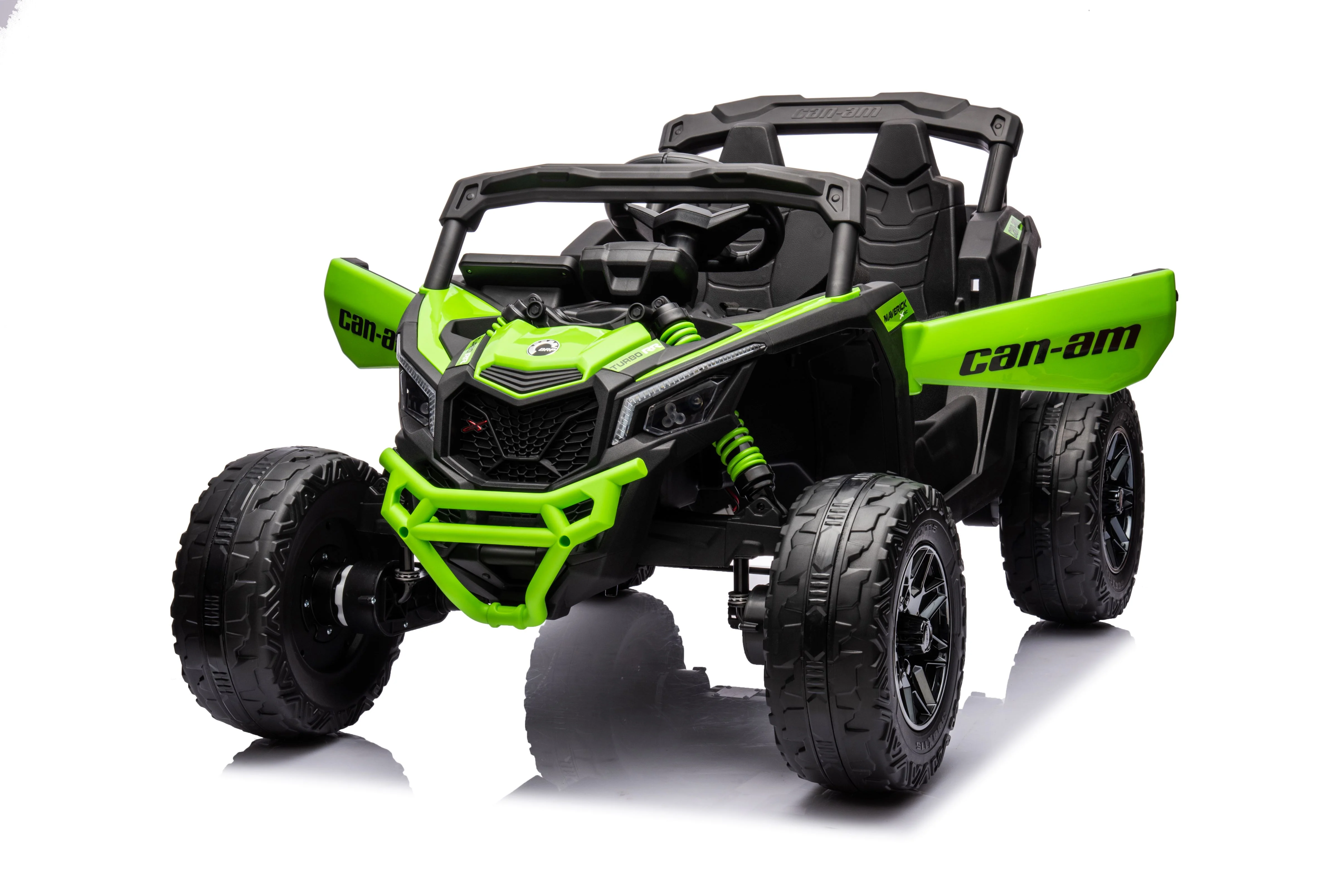 24v Licensed 4x4 Can-Am-800w Maverick Kids Ride on Car, UTV  – Green ETA 10th May 2026 - Image 4