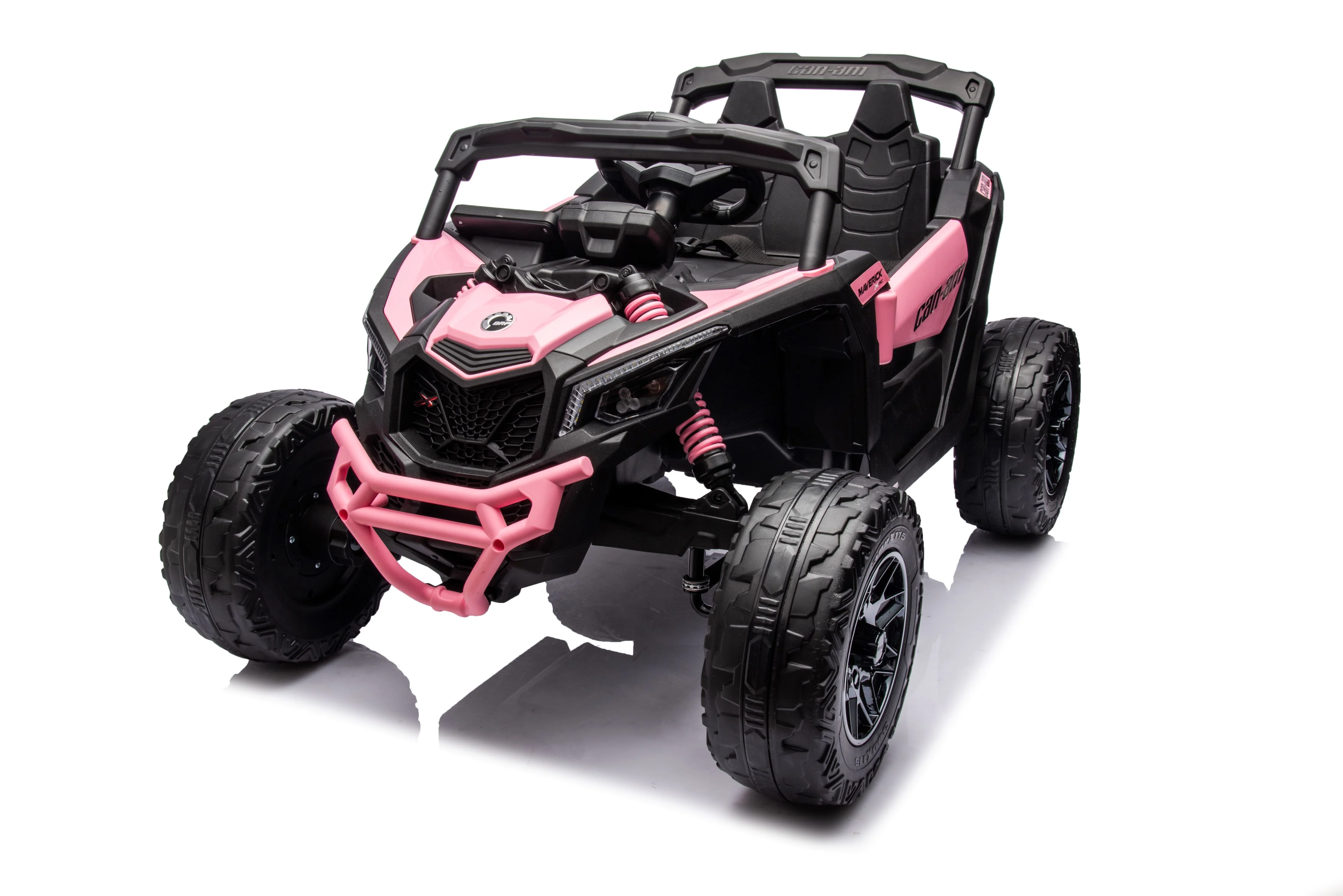 24v Licensed 4x4 Can-Am-800w Maverick Kids Ride on Car, UTV  – Pink ETA 10th May 2026 - Image 6
