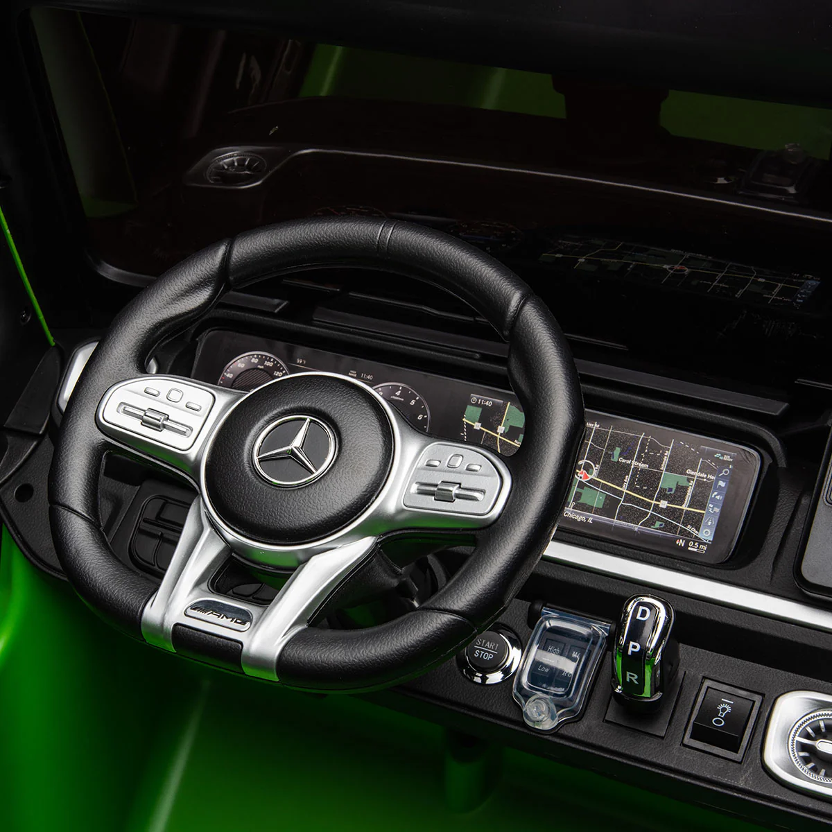 24v x 14 Ah Licensed 4x4 Mercedes-AMG G63 With Remote Contorl-800w 4WD Kids Ride-On Car -Black  ETA 10th May 2026 - Image 20
