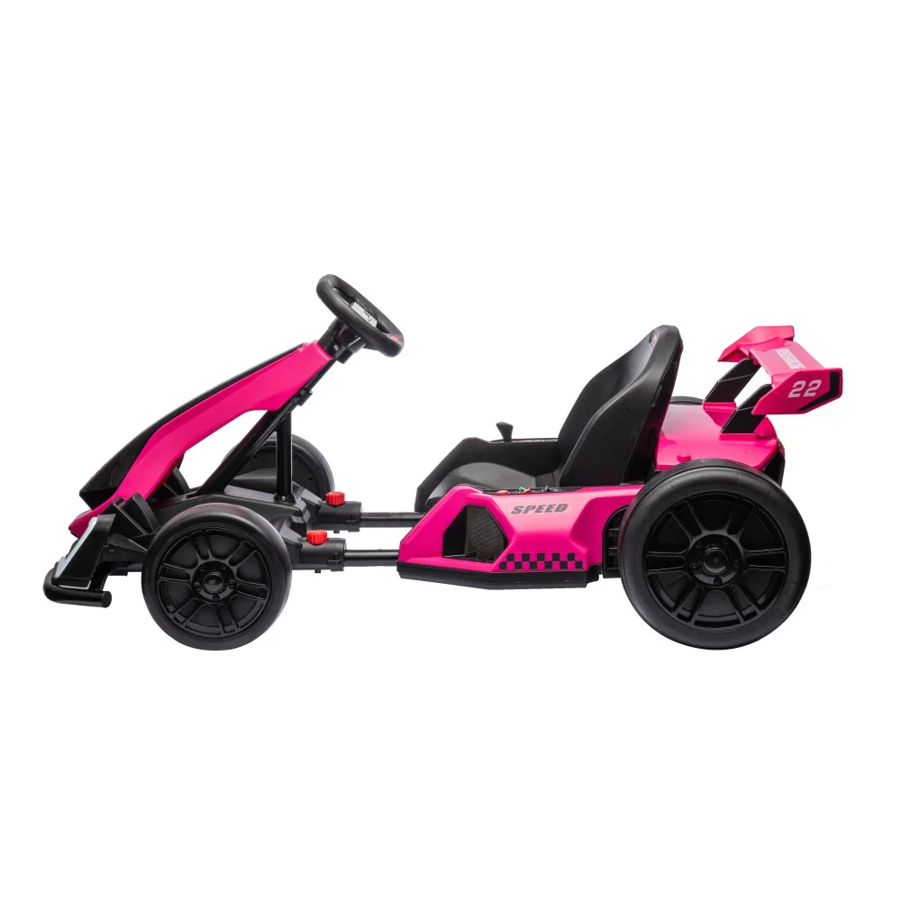 24V Ride on Electric Go Kart with Drift Function – Pink Pre-Order ETA 10 May 2026 - Image 6