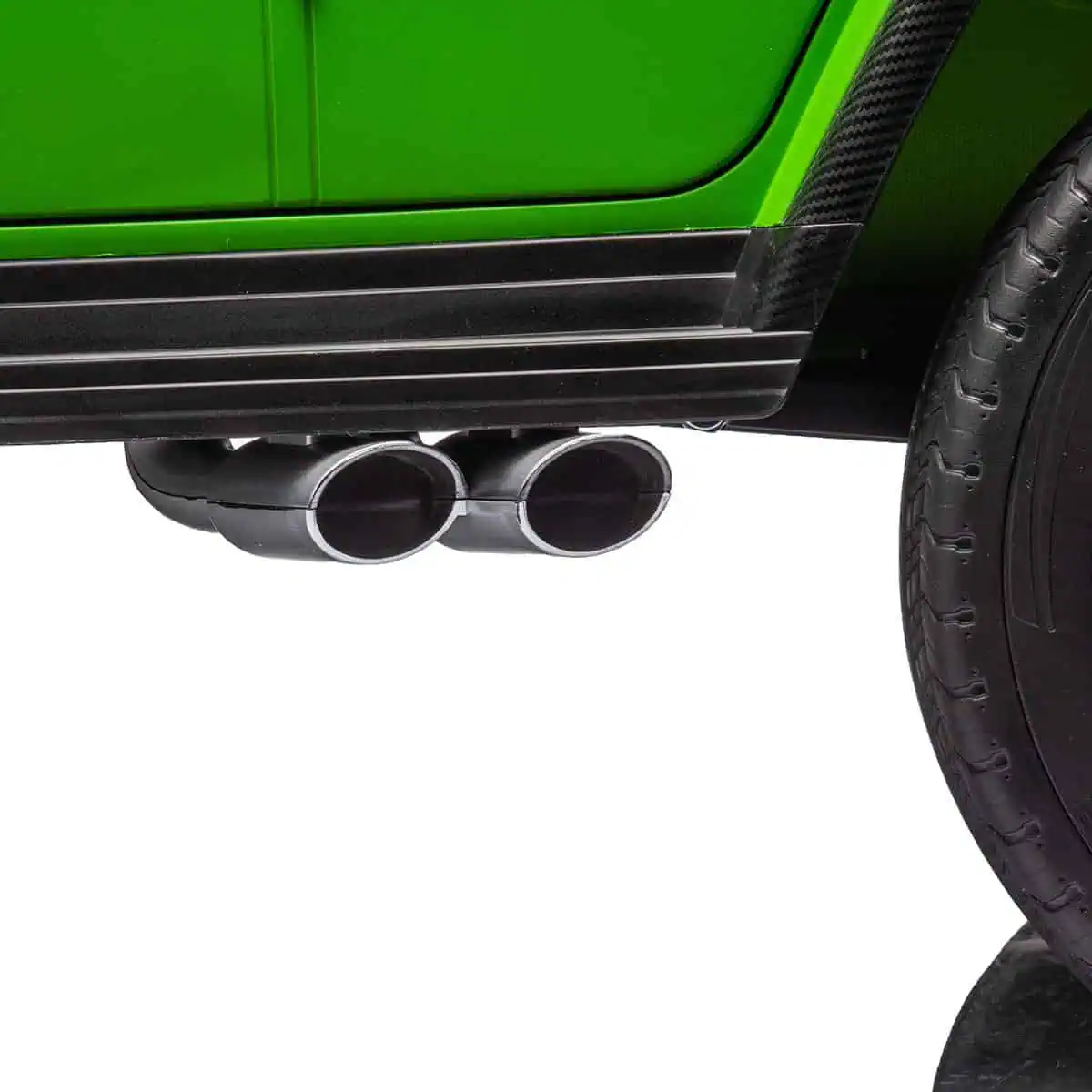 24v x 14 Ah Licensed 4x4 Mercedes-AMG G63 With Remote Contorl-800w 4WD Kids Ride-On Car -Green - Image 10