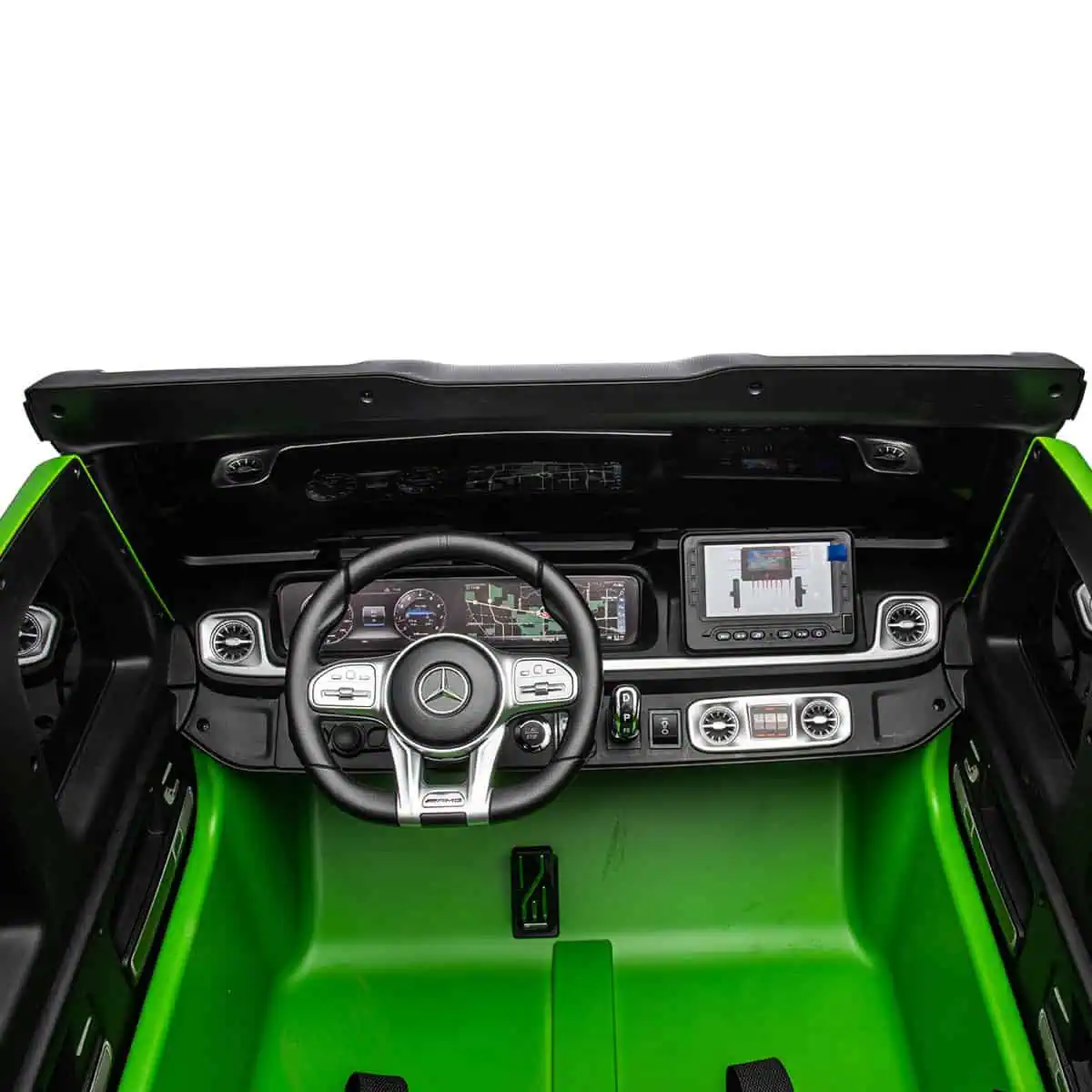24v x 14 Ah Licensed 4x4 Mercedes-AMG G63 With Remote Contorl-800w 4WD Kids Ride-On Car -Green - Image 13