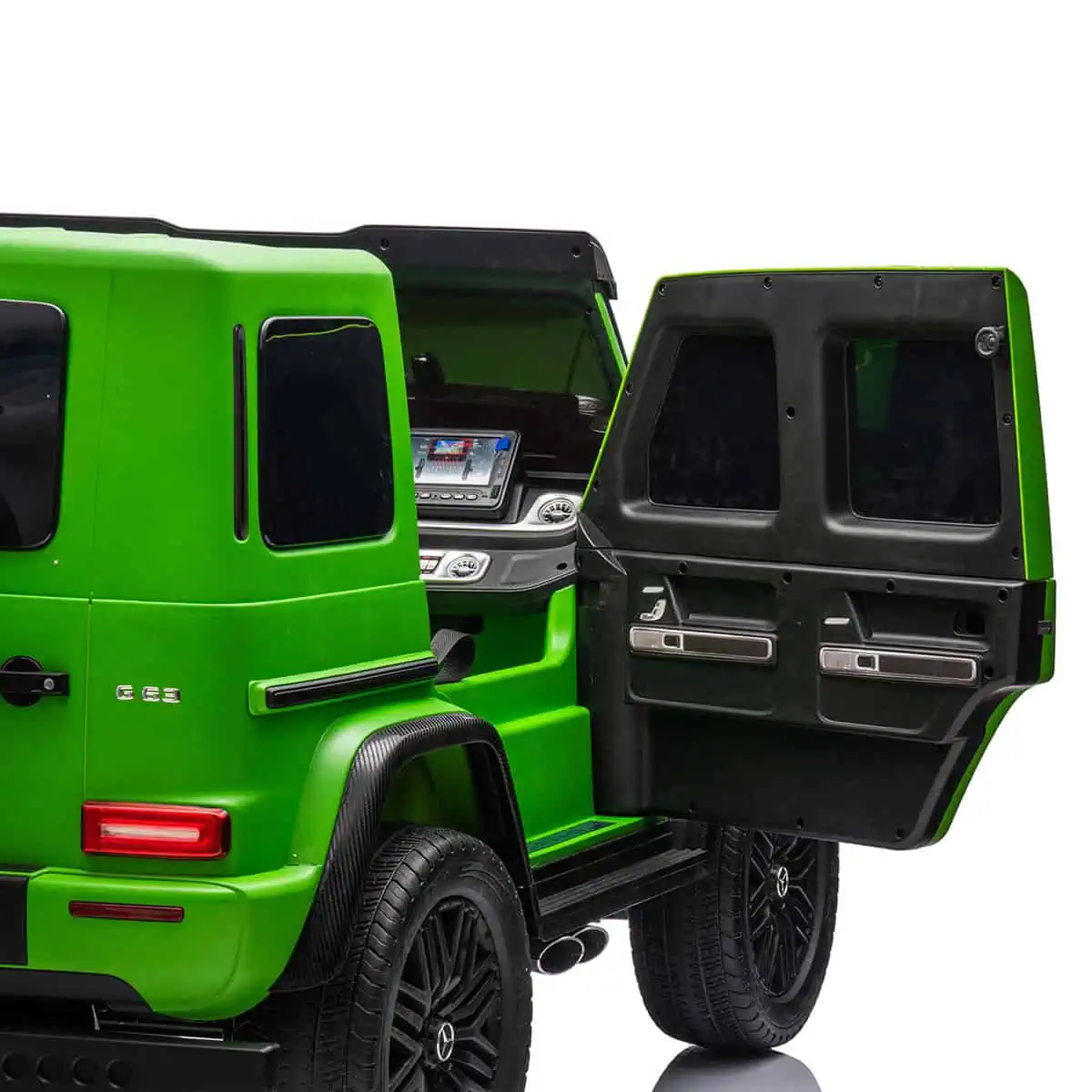 24v x 14 Ah Licensed 4x4 Mercedes-AMG G63 With Remote Contorl-800w 4WD Kids Ride-On Car -Green - Image 8