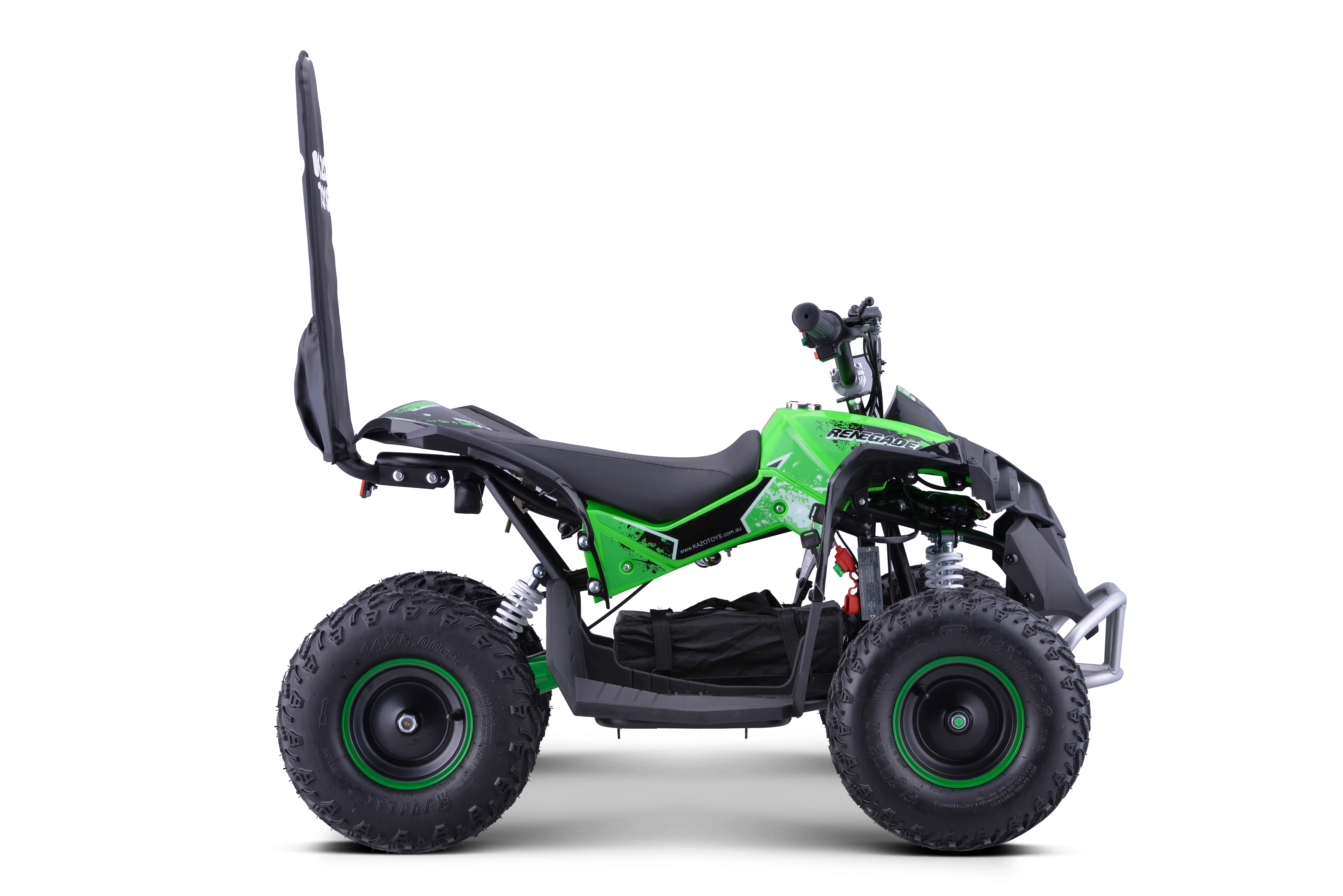 “Renegade” Brushless Shaft Driven 1060W 48V Electric Ride-On ATV -Quad Bike -3EB- Green - Image 11