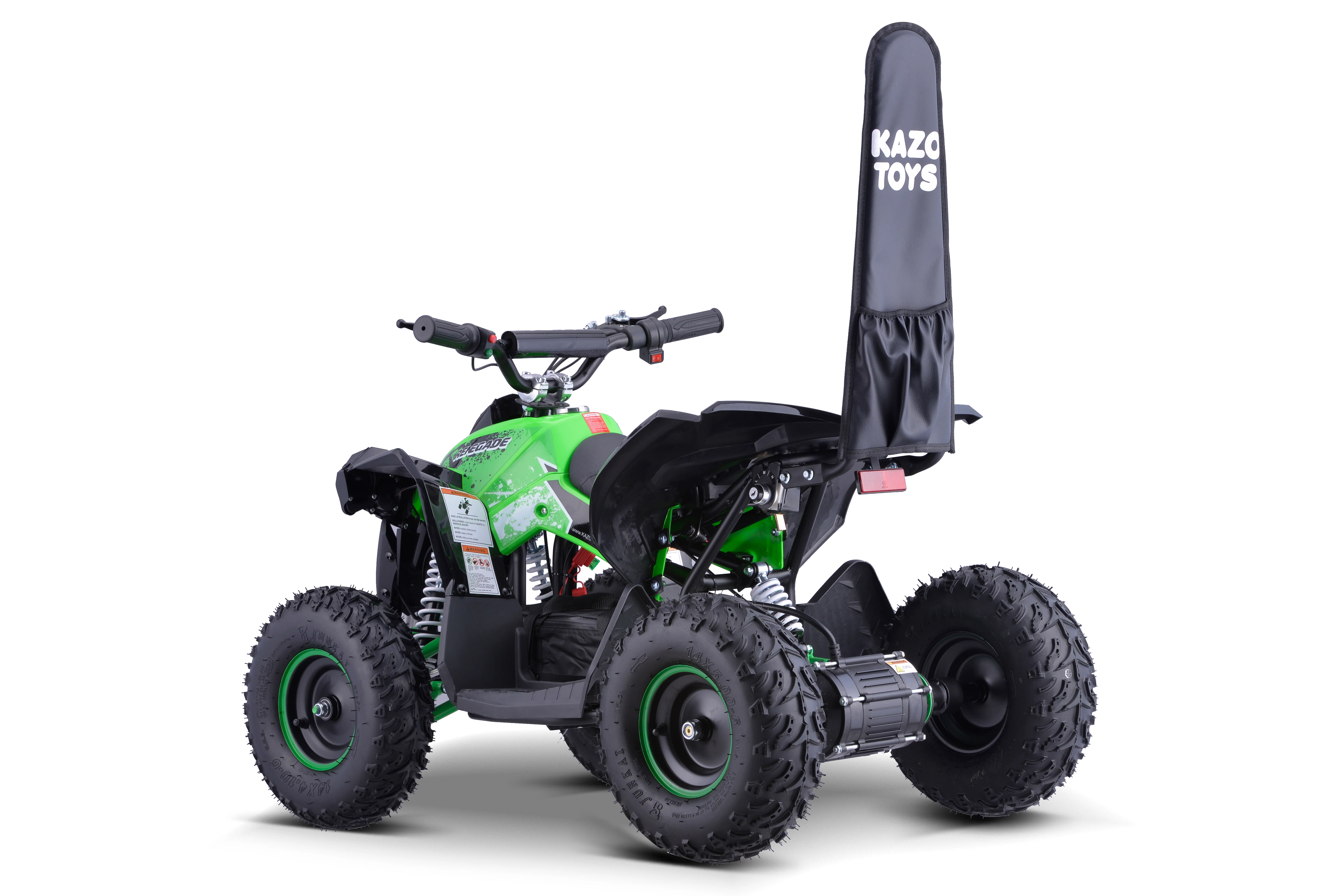 “Renegade” Brushless Shaft Driven 1060W 48V Electric Ride-On ATV -Quad Bike -3EB- Green - Image 5