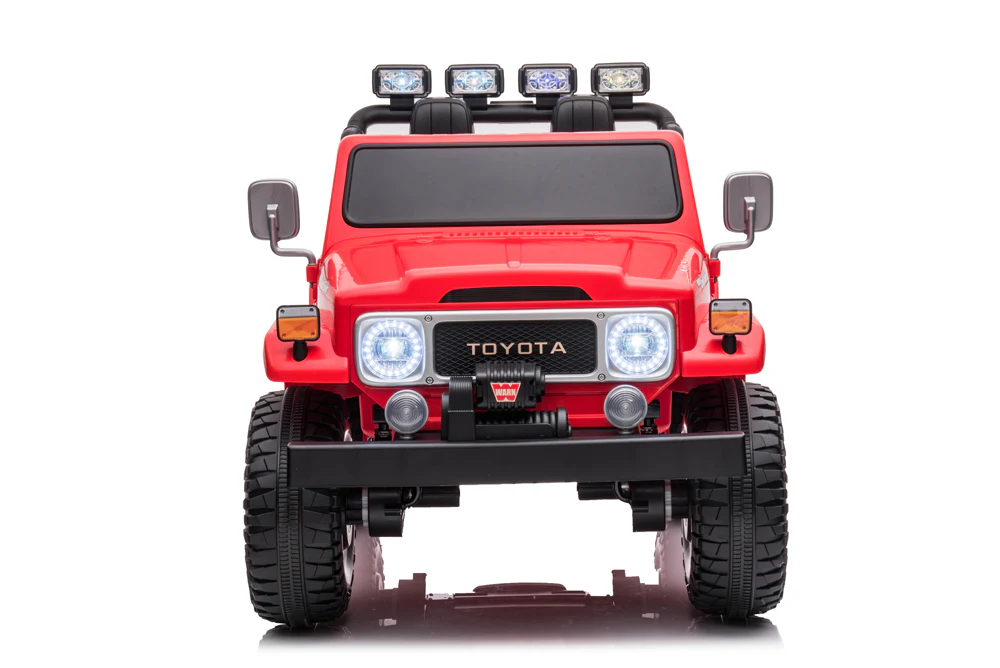 24v licenced Toyota Land Cruiser Jeep 4x4 Ride on Car – Red ETA 10th May 2026 - Image 2