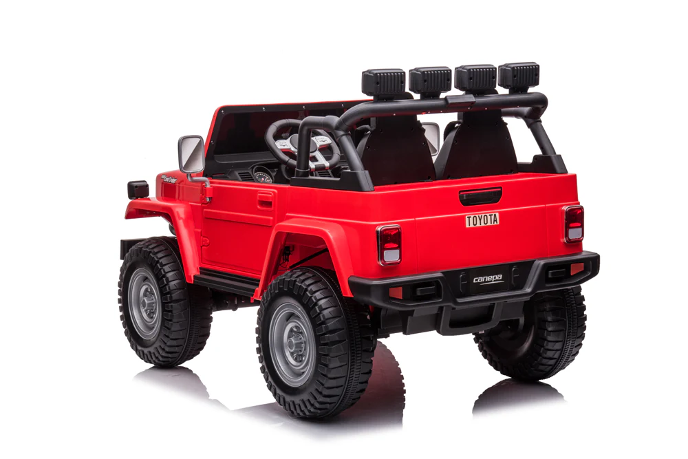 24v licenced Toyota Land Cruiser Jeep 4x4 Ride on Car – Red ETA 10th May 2026 - Image 4