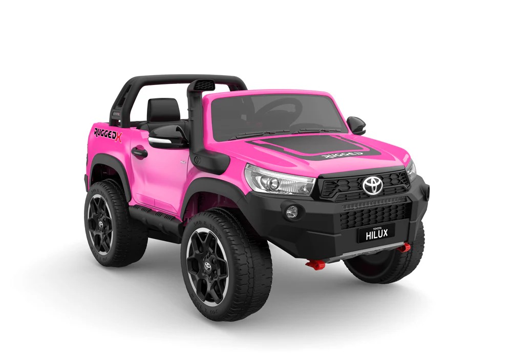 24v x 14 Ah licensed 800 w 4x4 Toyota Hilux Kids Ride on Car Barbie Pink ETA 10th May 2026