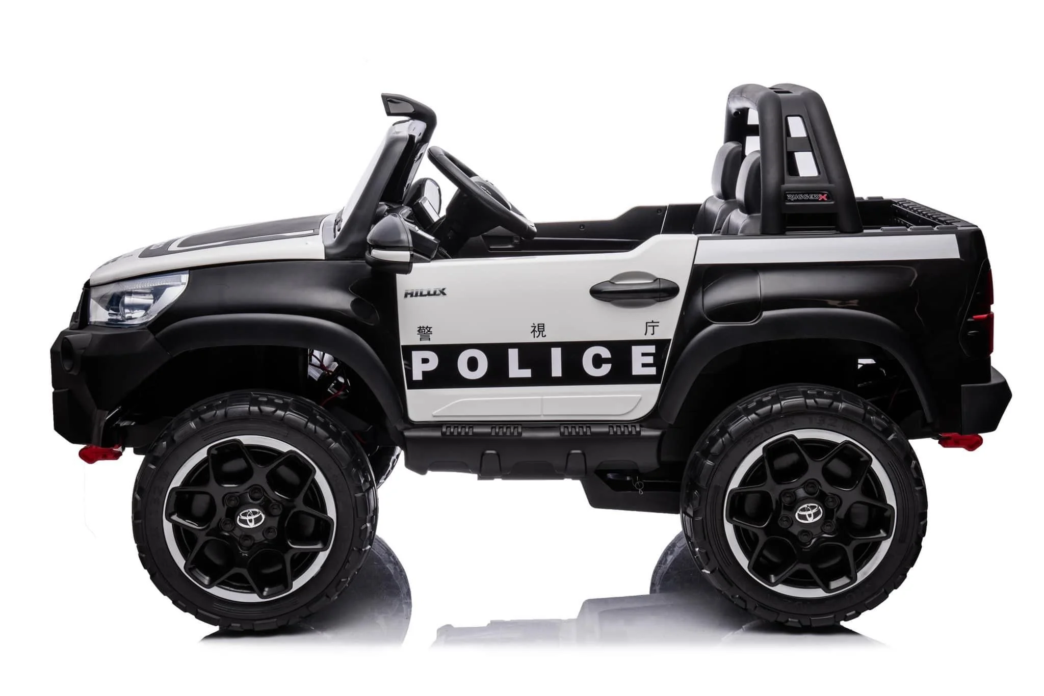 24v x 14 Ah licensed 800 w 4x4 Toyota Hilux Kids Ride on Car Police Version ETA 10th May 2026 - Image 2