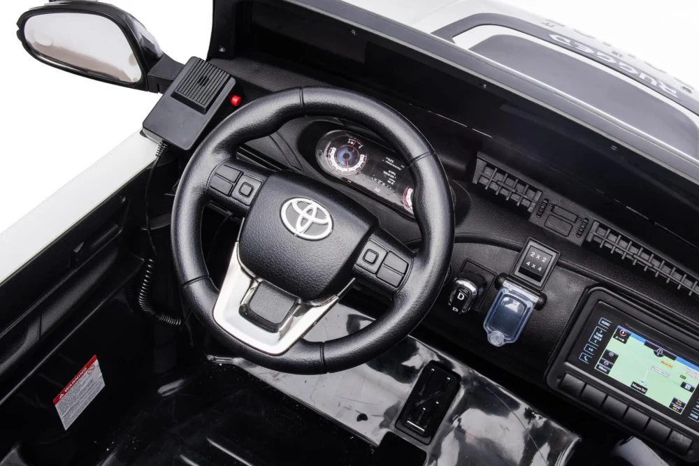 24v x 14 Ah licensed 800 w 4x4 Toyota Hilux Kids Ride on Car Police Version ETA 10th May 2026 - Image 4