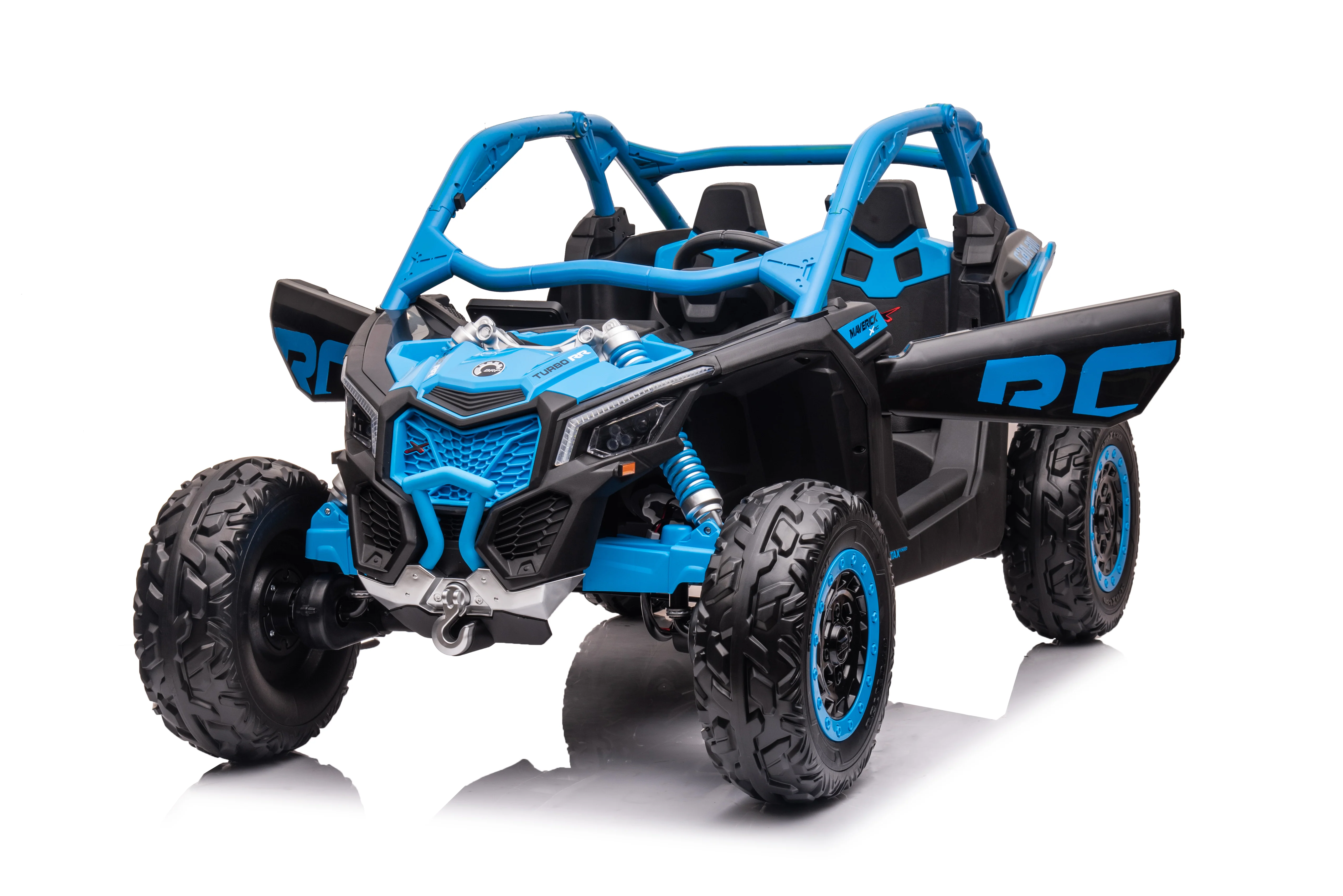 24v x 14 Ah Licensed 4x4 Can-Am-800w RC Kids Ride on Car,UTV 2-Seater – Blue ETA 10th May 2026 - Image 8