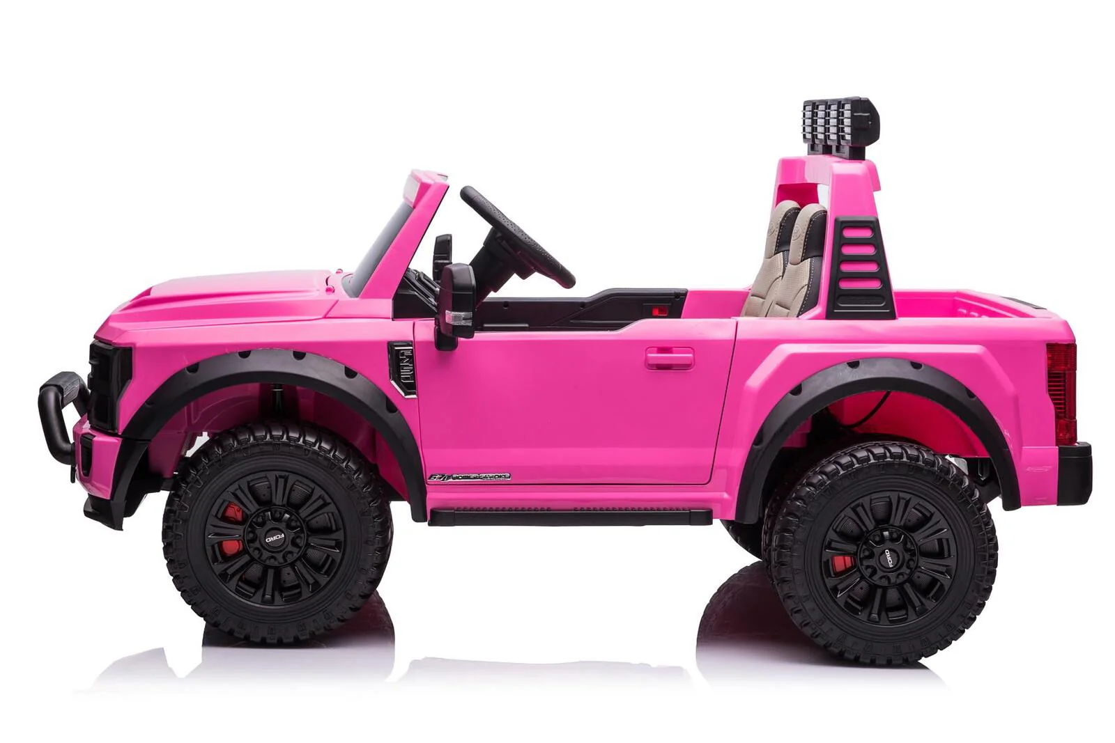 24v licensed Ford Super Duty 4x4 Ride On Car Pink Pre-Order ETA 25th April 2026 - Image 4