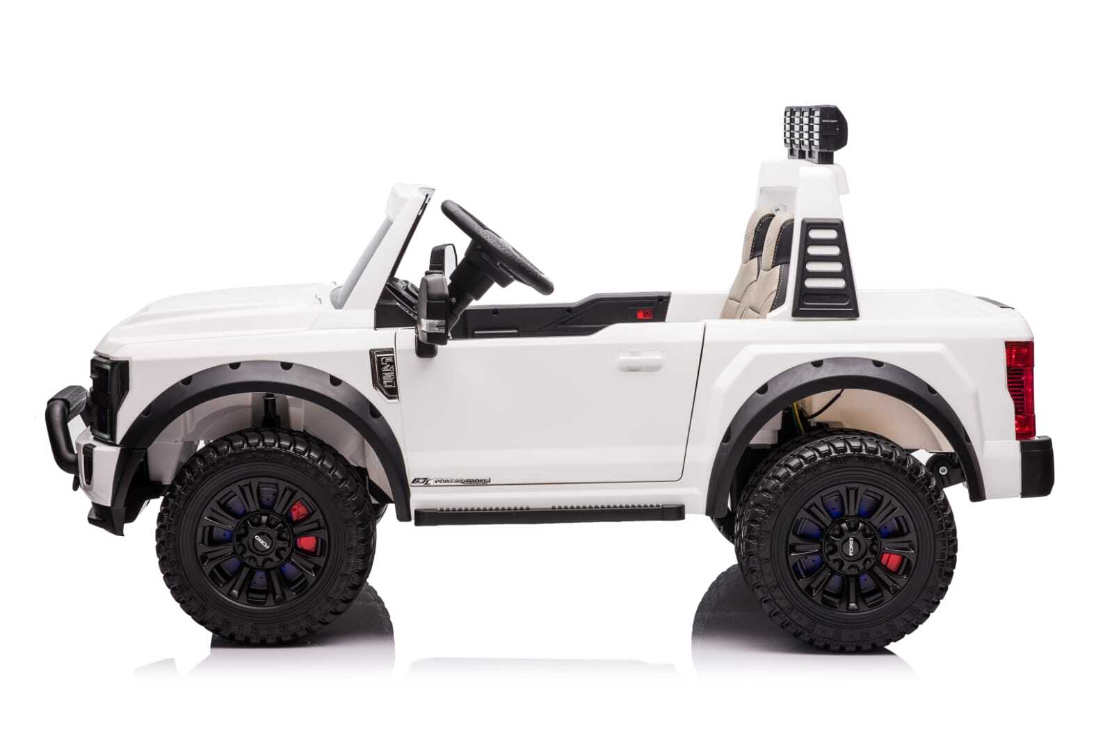 24v licensed Ford Super Duty 4x4 Ride On Car White Pre-Order ETA 25th April 2026 - Image 4